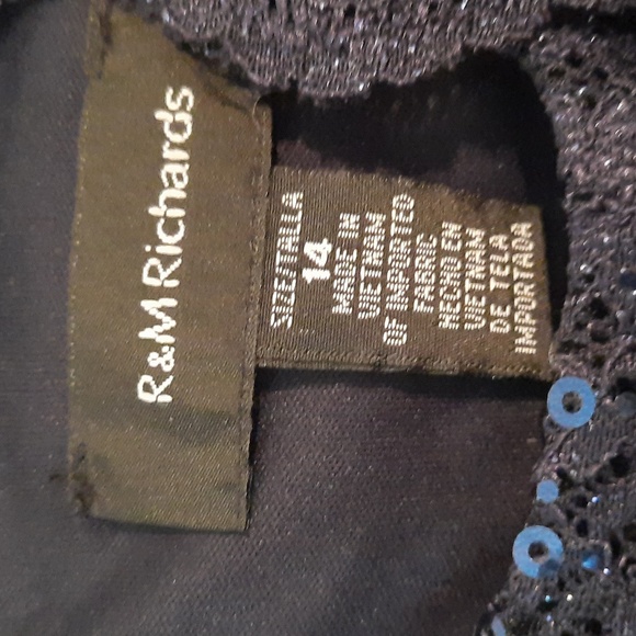 R&M RICHARDS Sequined Lace Pantsuit & Shell Perfect for many special occasions. - Picture 7 of 8